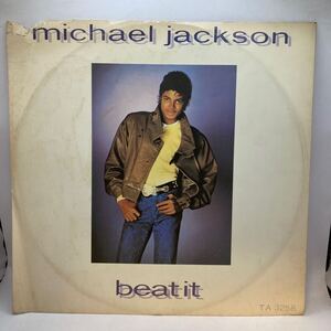 再生良好　12インチ UK盤　MICHAEL JACKSON / BEAT IT マイケル・ジャクソン　TA 3258