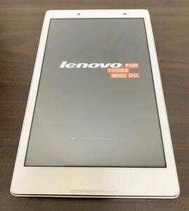 【中古美品】8インチタブレット LenovoPad TAB2 501LV Android　アンドロイド レノボ ホワイト Wi-Fi Cellular