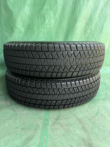 175/80r15 90Q 中古　スタッドレス　タイヤ　バリ溝BRIDGESTONE BLIZZAK DM−V3 2本のみ　送料込み　新潟発