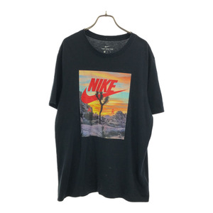 ナイキ ロゴプリント 半袖 Tシャツ XL ブラック NIKE メンズ