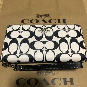 未使用品　coach 長財布　2