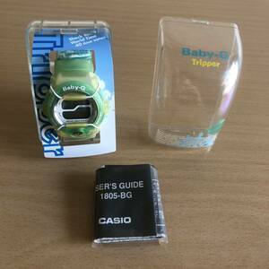 421-0600 CASIO カシオ Baby-G Tripper レディース腕時計　クオーツ　デジタル 緑　グリーン　BGT-100 アクアマリン　電池切れ　動作未確認