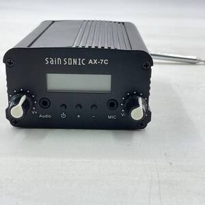 【★通電確認済み★】sain sonic AX-7C FMトランスミッター 送信機 ジャンク品