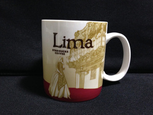 スターバックス★シティマグ★リマ★City Mug★LIMA ペルー南米 マグカップ スタバマグ 16OZ 海外限定 廃盤 送料無料 送料無料