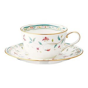 Noritake ノリタケ カップ & ソーサー ( コーヒー ティー 兼用) 220cc 花更紗 ボーンチャイナ T59387A/4409