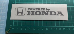ホンダステッカー　POWDER by HONDA 透明にグレープリント　横１２センチ　縦２センチ