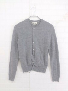 ◇ ◎ BEAMS BOY ビームス ボーイ 薄手 ニット 長袖 カーディガン サイズ0 グレー系 レディース P