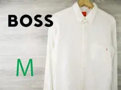 HUGO BOSS● ヒューゴボス＜ リネン混 長袖シャツ＞M635m