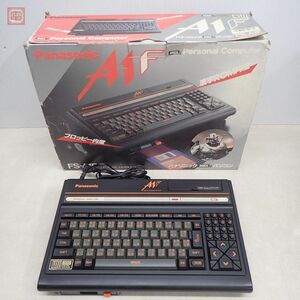 1円〜 Panasonic MSX2 FS-A1F 本体 パナソニック 箱付 起動不可 ジャンク パーツ取りにどうぞ【40