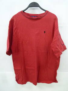 ◆◇POLO RALPH LAUREN/赤/Tシャツ/半袖/ER84C339/メンズ/XL :古K0838-169ネ　◇◆