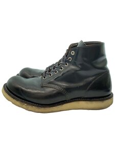 RED WING◆Irish Setter/犬タグ復刻/茶芯/レースアップブーツ/US8.5/BLK/レザー//