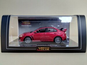 1/43 VITESSE 三菱 ランサーエボリューションX ファイナルエディション レッドメタリック ミニカー 29291 ビテス 