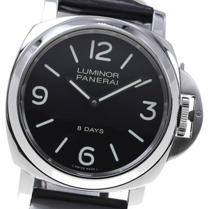 パネライ PANERAI PAM00560 ルミノールベース 8DAYS アッチャイオ 手巻き メンズ _840413