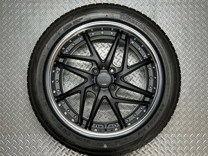 【美品1本】WORK ワーク RIZALTADO MESH2 リザルタード メッシュ2 17x7.5J+45 4穴100 ファルケン アゼニスFK510 215/50R17(24040238)