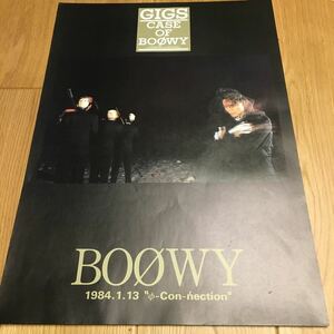 BOOWY ポスター φ-CON-NECTION 氷室京介 布袋寅泰 松井常松 高橋まこと