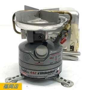 Coleman 442-700 Unleaded feather442 Lightweight Backpack Stove コールマン フェザーストーブ 状態説明あり＊ジャンク品【福岡】