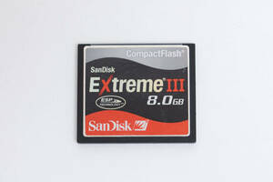 #161a SanDisk サンディスク ExtremeIII 8GB CFカード コンパクトフラッシュ