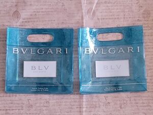 ＊ＢＶＬＧＡＲＩ　ブルガリ　ビニールバッグ　２個セット＊