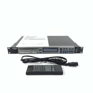 TASCAM タスカム CD-01U PRO CDプレーヤー　電源コード/リモコン/説明書付き◆簡易検査品【TB】