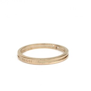 美品◆GUCCI グッチ インフィニティリング K18リング ◆ ゴールドカラー K18PG レディース 総重量:1.9g 指輪 ring jewelry ジュエリー
