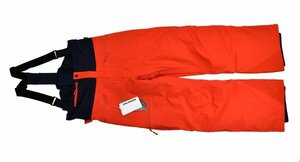 送料無料1★Salomon★サロモン Brilliant サスペンダーズ(スキーパンツ) size:L (股下 Regular) ファイアリーレッド