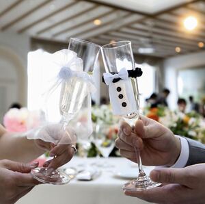 結婚式 披露宴 乾杯酒用 グラス装飾 タキシード ウェディングドレス 結婚 挙式 ウェディング 装飾 挙式 かわいい シャンパン ブライダル 式