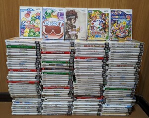 【ジャンク】【1円スタート】Wii/ウィー ゲームソフト 大量 約140本まとめ売り 【A234】