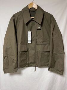 新品 未使用 UNIQLO U ユニクロユー 22AW ユーティリティショートブルゾン OLIVE オリーブ Sサイズ