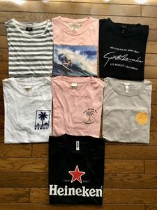 H&M Tシャツ Heineken ジャージ Tee 計7枚 まとめ売り USED品 ハイネケン