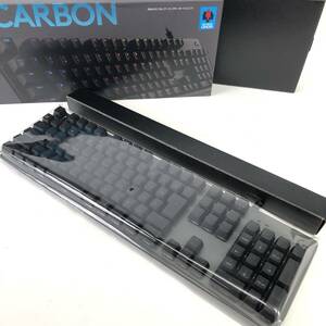 美品 Logicool ロジクール RGBメカニカル ゲーミングキーボード リニア G512 カーボン 赤軸 24k菊DO