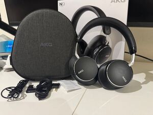 AKG N9 HYBRID ワイヤレス オーバーイヤーヘッドホン ハイレゾ LDAC ワイヤレスヘッドホン LC3Plus 有線 AKGN9HYBRIDBLK (ブラック)