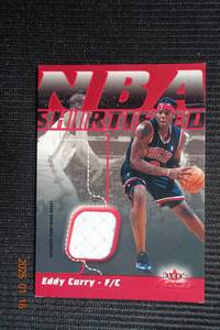 Eddy Curry 2003-04 Fleer Focus NBA Shirtified Jerseys 250 #221/250