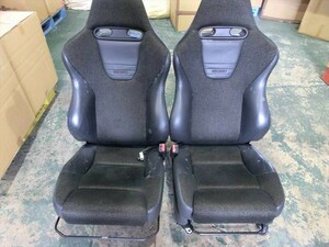 T【J4-96】【2箱】★RECARO レカロ シート 左右セット/ホンダ RB1 オデッセイ 純正OP/※動作未確認・汚れ・破れ有