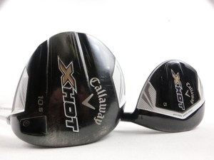 全商品SALE中!! Callaway キャロウェイ X HOT 1W 10.5 5W 19 純正 シャフト MITSUBISHI RAYON 55W SR 2本セット セット　H136