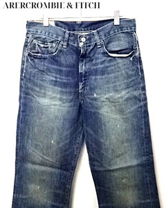 W30 x L30【Abercrombie＆fitch DENIM PANTS BOOT CUT アバクロンビー＆フィッチ デニムパンツ アバクロ ブーツカット ジーンズ】