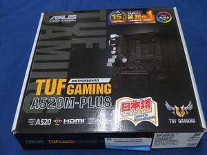 未使用　ASUS TUF GAMING A520M-PLUS　マザーボード　*0129-3