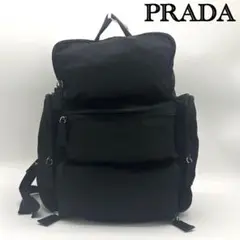 【良品！✨】PRADA プラダ リュックサック バックパック 三角ロゴ 黒