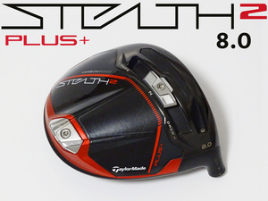 【8.0-8.5良品～美品】PGAツアー支給品 Taylormade STEALTH 2 PLUS 8.0度 ドライバー ヘッド LAシリアル ＋刻印 196g プロト 本物保証