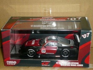 ☆1/43 EBBRO SUPER GT500 MOTUL AUTECH Z TEST CAR No.22 黒/赤