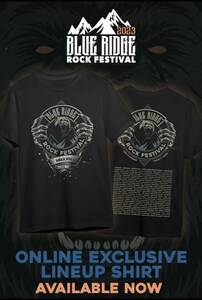 新品未開封 BABYMETAL 花冷え。出演予定だったフェス公式Ｔシャツ Blue Ridge Rock Fest 2023 ONLINE EXCLUSIVE LINEUP SHIRT Lサイズ 