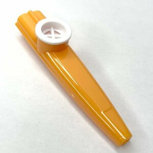 G048-1 ABS カズー KAZOO 楽器 オレンジ