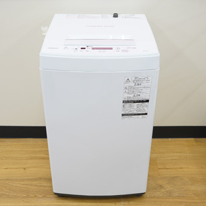 TOSHIBA 東芝 洗濯機 全自動電気洗濯機 縦型 AW-45M7(W) 4.5kg 2019・20年製 ピュアホワイト 一人暮らし