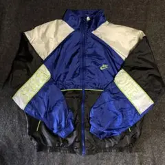 【好配色】 90s NIKE ナイキ ナイロンジャケット トラックジャケット