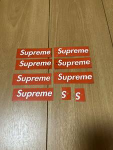 シュプリーム　全タグ 7枚　半タグ　2枚　未使用品　ボックスロゴ　supreme