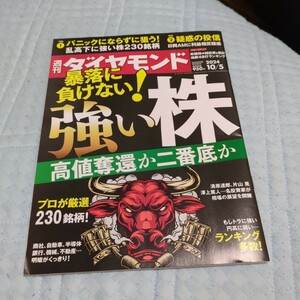 週刊ダイヤモンド 2024年10月5日号 暴落に負けない！強い株