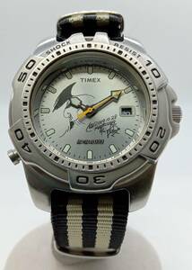 TIMEX タイメックス 銀河鉄道999 限定モデル メーテル 銀文字盤 デイト 3針 腕時計