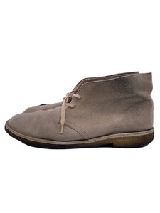 Clarks◆チャッカブーツ/US10.5/BEG/スウェード/500679