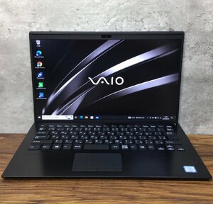 1円～ ●SONY VAIO Pro PK / Core i7 8565U (1.80GHz) / メモリ 16GB / SSD 128GB / 14型 4K (3840×2160) / Windows10 Pro 64bit