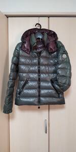 即決送料無料 モンクレール バディ MONCLER BADY ダウンジャケット ショート丈/ハーフ丈 フード付き グリーン緑 1/M