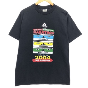 古着 00年代 アディダス adidas スポーツプリントTシャツ メンズS /eaa461550